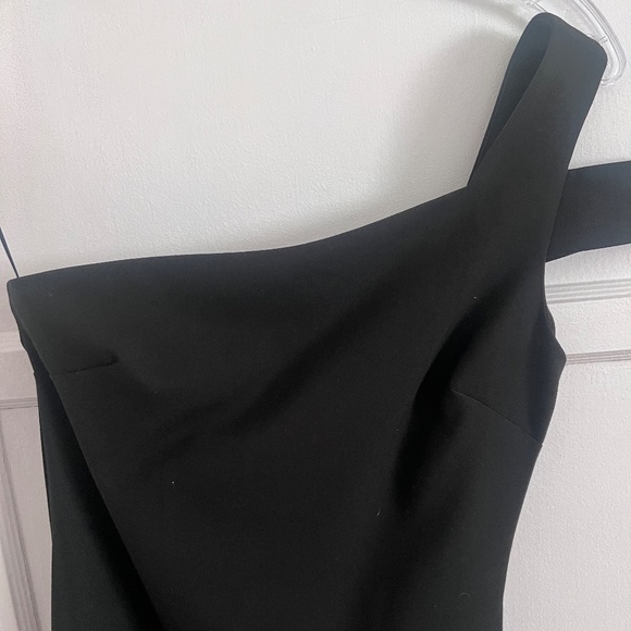 "Likely" Black Asymmetrical Evening Dress size 4 - Picture 2 of 6